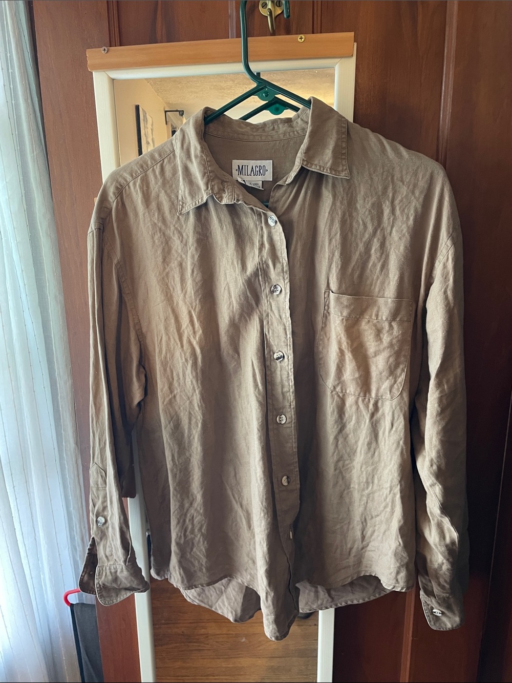 Vintage linen button down